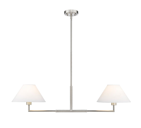 Z-Lite - 744-42L-BN - Two Light Chandelier - Leila - Brushed Nickel