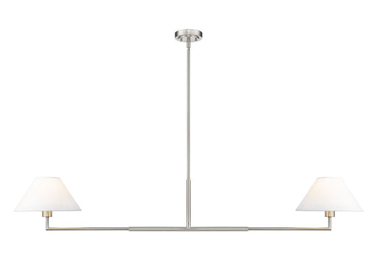Z-Lite - 744-62L-BN - Two Light Chandelier - Leila - Brushed Nickel