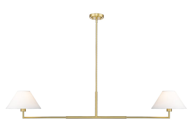 Z-Lite - 744-62L-LG - Two Light Chandelier - Leila - Luxe Gold