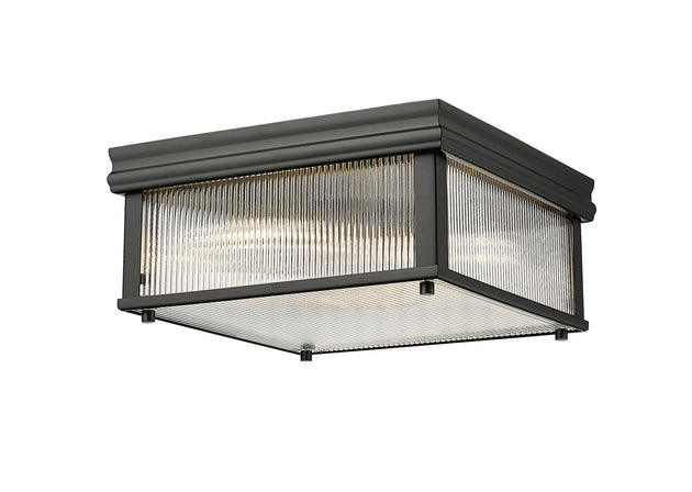 Z-Lite - 7504FS13-MB - Four Light Flush Mount - Carnaby - Matte Black