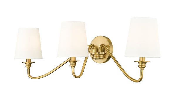 Z-Lite - 7509-3S-MGLD - Three Light Wall Sconce - Gianna - Modern Gold