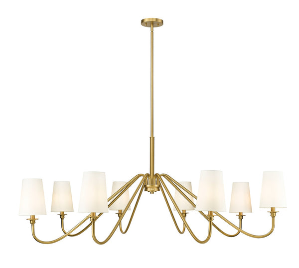 Z-Lite - 7509-8-60MGLD - Eight Light Chandelier - Gianna - Modern Gold