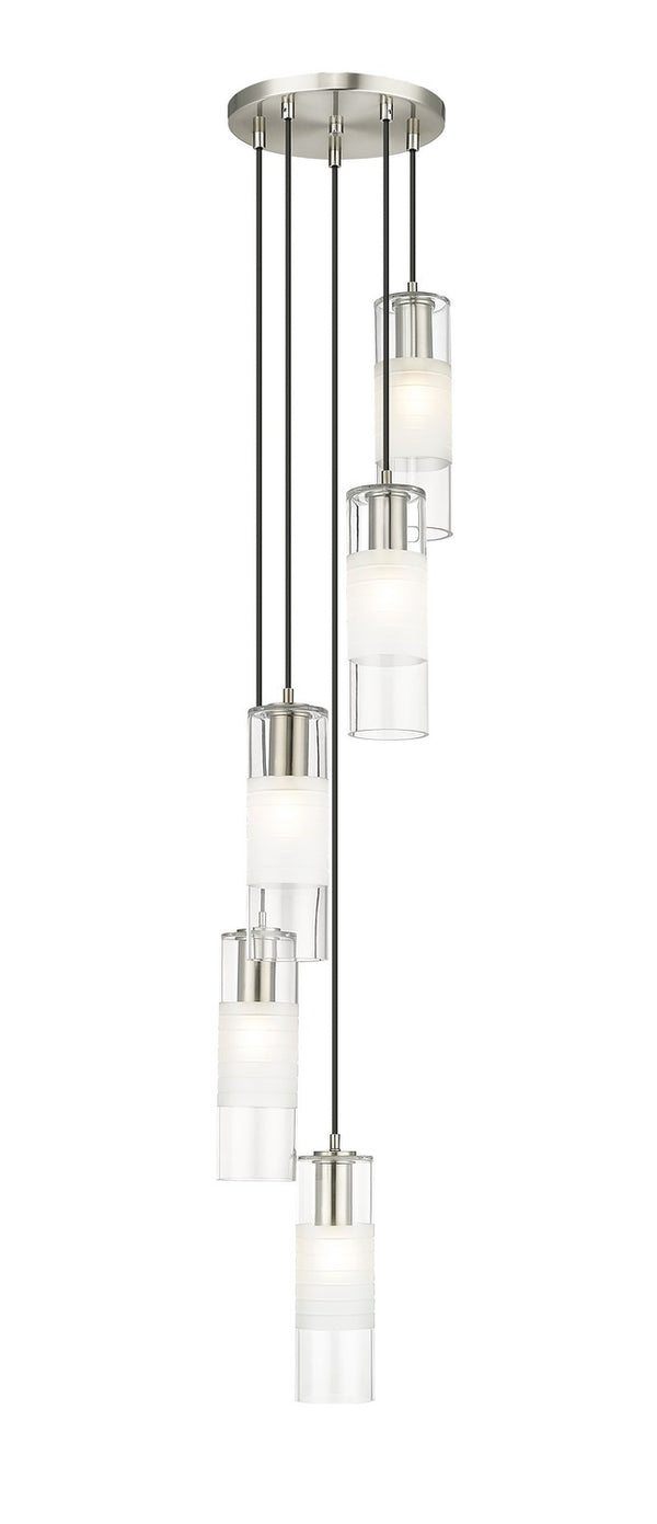 Z-Lite - 824P-5R-BN - Five Light Chandelier - Alton - Brushed Nickel