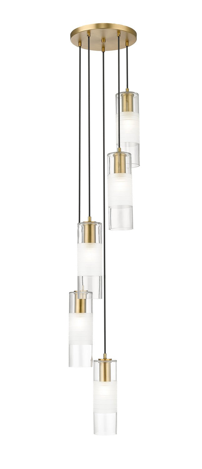 Z-Lite - 824P-5R-MGLD - Five Light Chandelier - Alton - Modern Gold