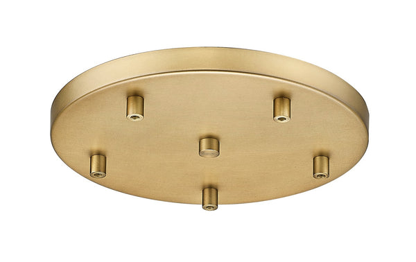 Z-Lite - CP1205R-MGLD - Ceiling Plate - Multi Point Canopy - Modern Gold