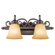 Golden - 4074-2 RBZ - Two Light Bath Vanity - Belle Meade - Rubbed Bronze