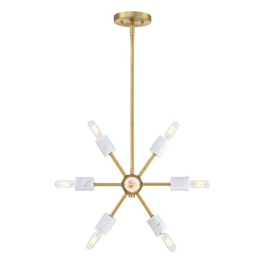 Designers Fountain - D304C-15P-BG - Eight Light Pendant - Star Dust - Brushed Gold