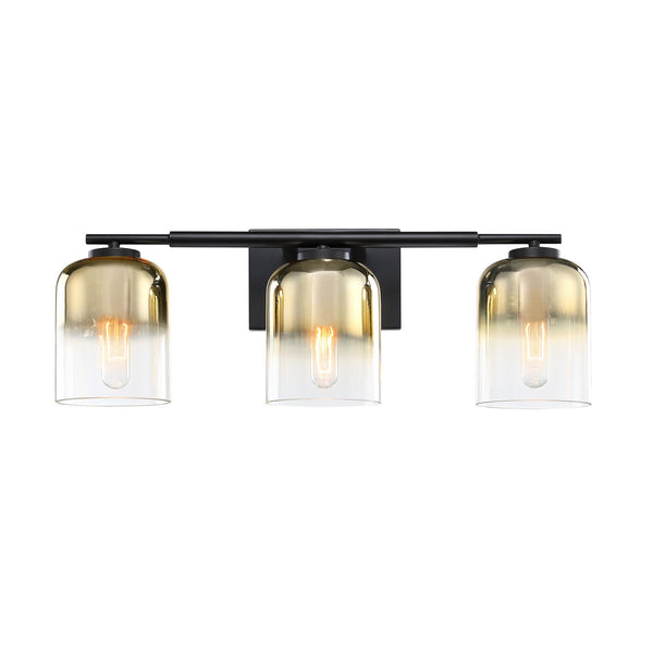 Designers Fountain - D306M-3B-MB - Three Light Vanity - Gatsby - Matte Black