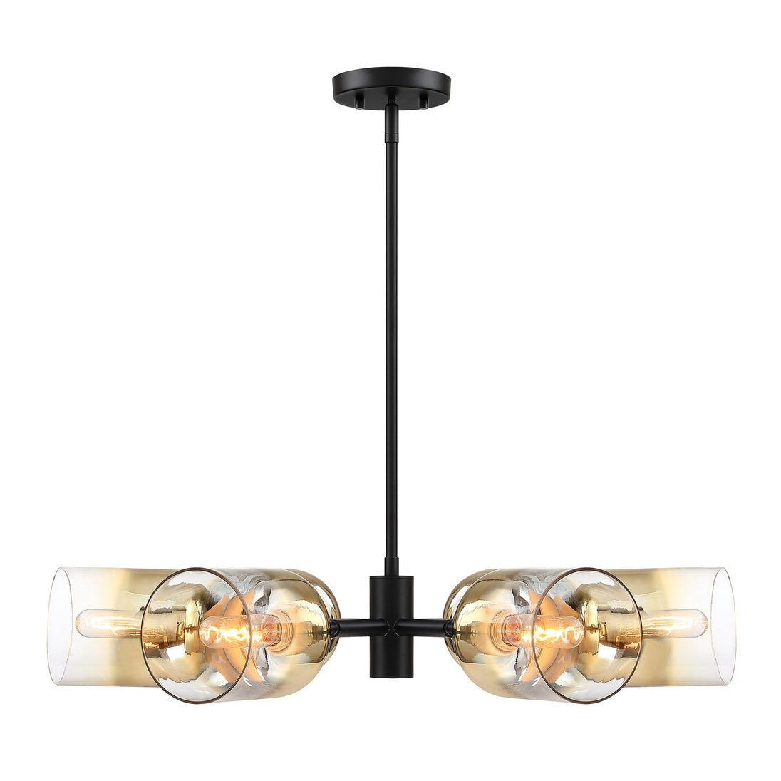 Designers Fountain - D306M-6CH-MB - Six Light Chandelier - Gatsby - Matte Black