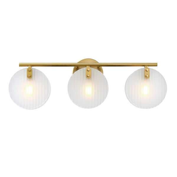 Designers Fountain - D311C-3B-BG - Three Light Vanity - Sky Fall - Brushed Gold