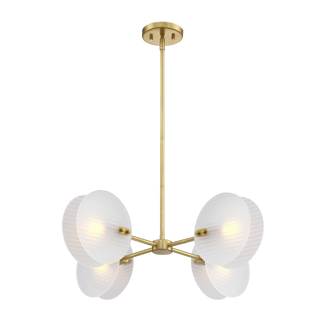 Designers Fountain - D311C-4CH-BG - Four Light Chandelier - Sky Fall - Brushed Gold