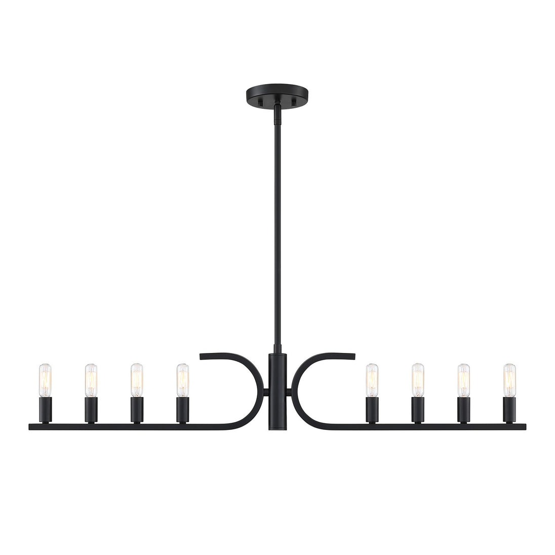 Designers Fountain - D314C-IS-MB - Eight Light Island Pendant - Skye - Matte Black