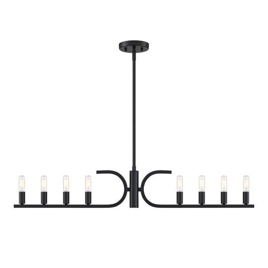 Designers Fountain - D314C-IS-MB - Eight Light Island Pendant - Skye - Matte Black