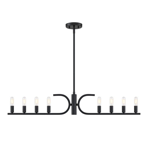 Designers Fountain - D314C-IS-MB - Eight Light Island Pendant - Skye - Matte Black