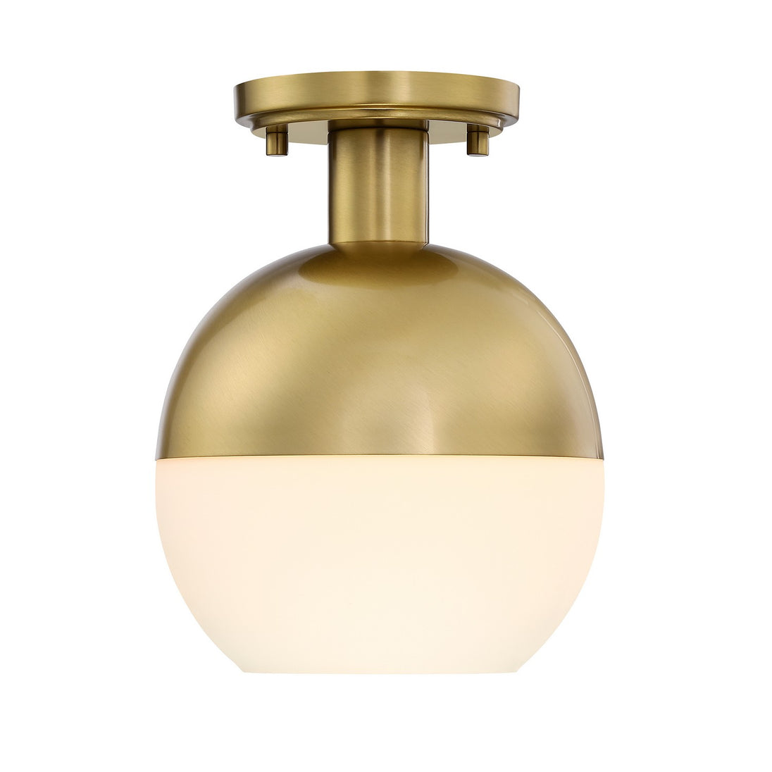 Designers Fountain - D321M-SF-BG - One Light Semi Flush Mount - Linden - Brushed Gold