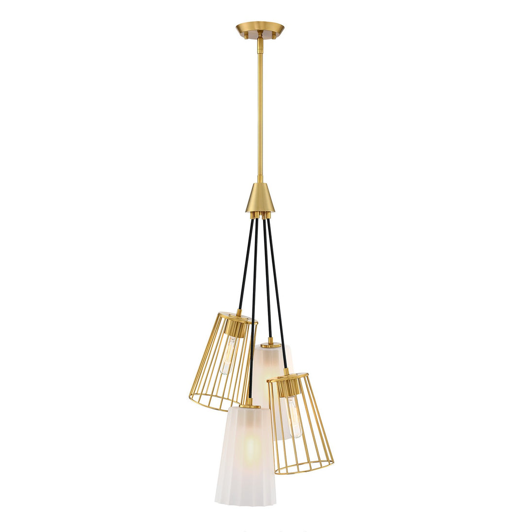 Designers Fountain - D328M-4CH-BG - Four Light Chandelier - Liana - Brushed Gold