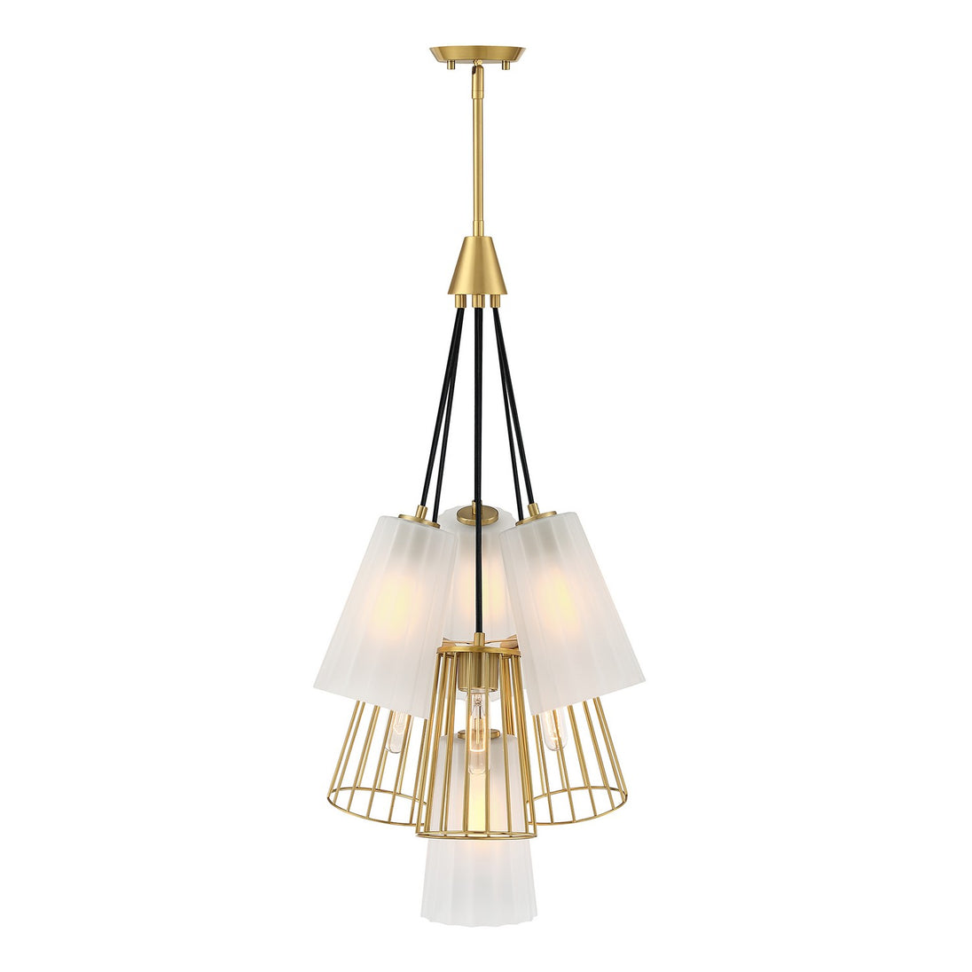 Designers Fountain - D328M-7CH-BG - Seven Light Chandelier - Liana - Brushed Gold