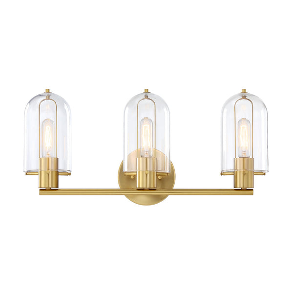 Designers Fountain - D332M-3B-BG - Three Light Vanity - Skylar - Brushed Gold