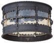 Minka-Lavery - 8889-A39 - Three Light Flush Mount - Mallorca - Spanish Iron