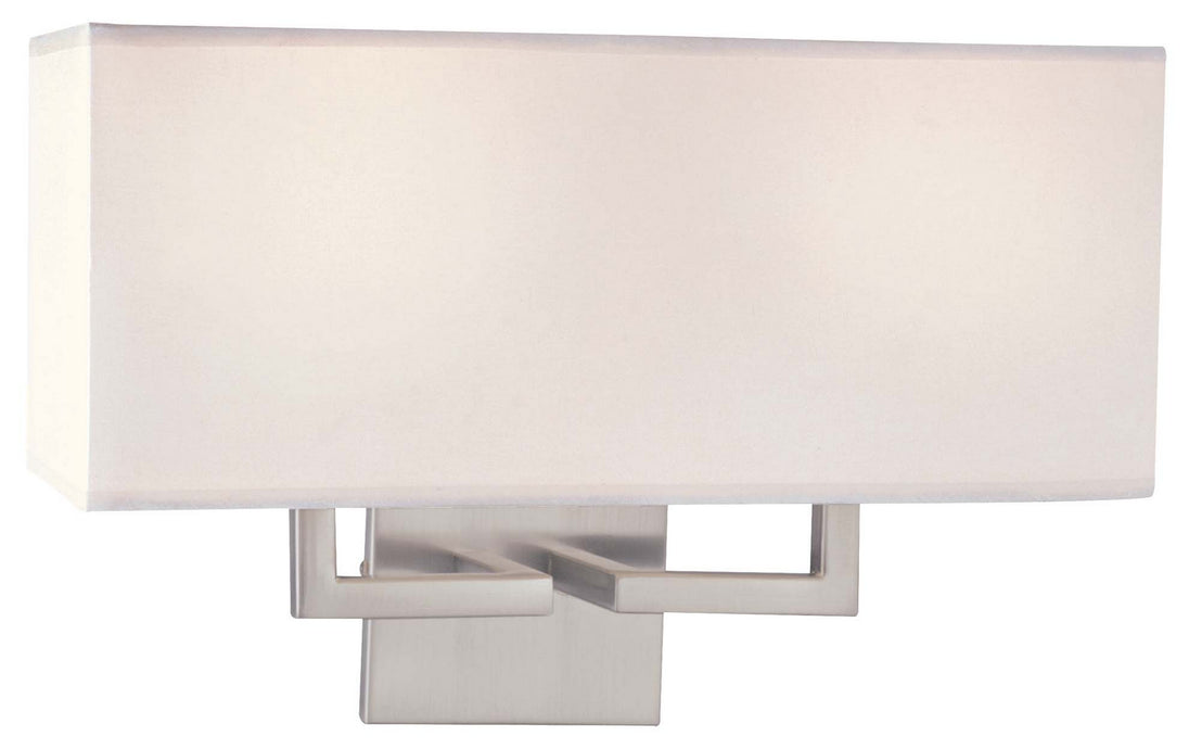 George Kovacs - P472-084 - Two Light Wall Sconce - George Kovacs - Brushed Nickel