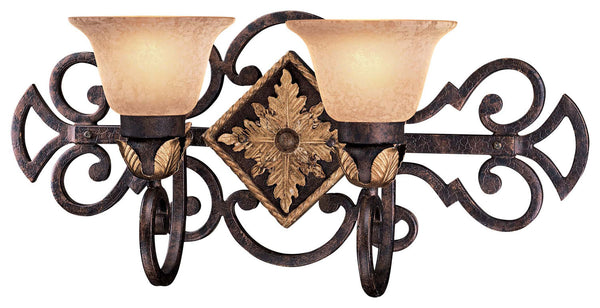 Metropolitan - N2232-355 - Two Light Bath - Zaragoza - Golden Bronze