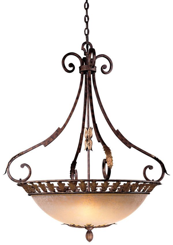 Metropolitan - N6242-355 - Five Light Pendant - Zaragoza - Golden Bronze