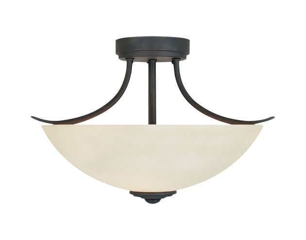 Designers Fountain - 96911-ORB - Two Light Semi Flush Mount - Montego - Oil Rubbed Bronze