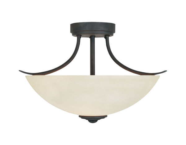 Designers Fountain - 96911-ORB - Two Light Semi Flush Mount - Montego - Oil Rubbed Bronze