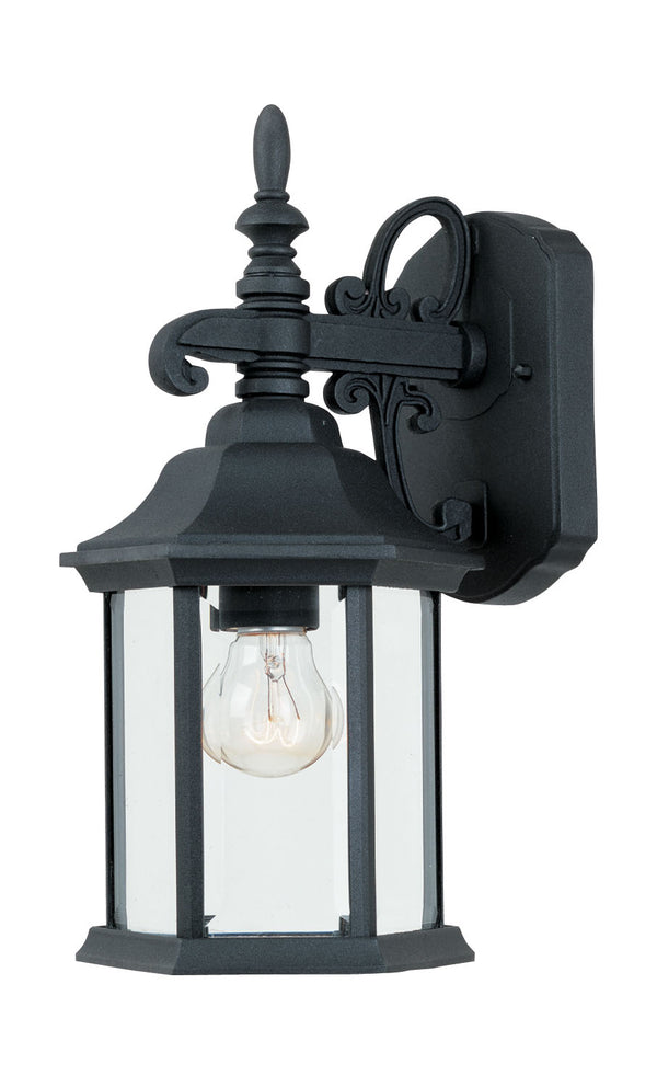 Designers Fountain - 2961-BK - One Light Wall Lantern - Devonshire - Black