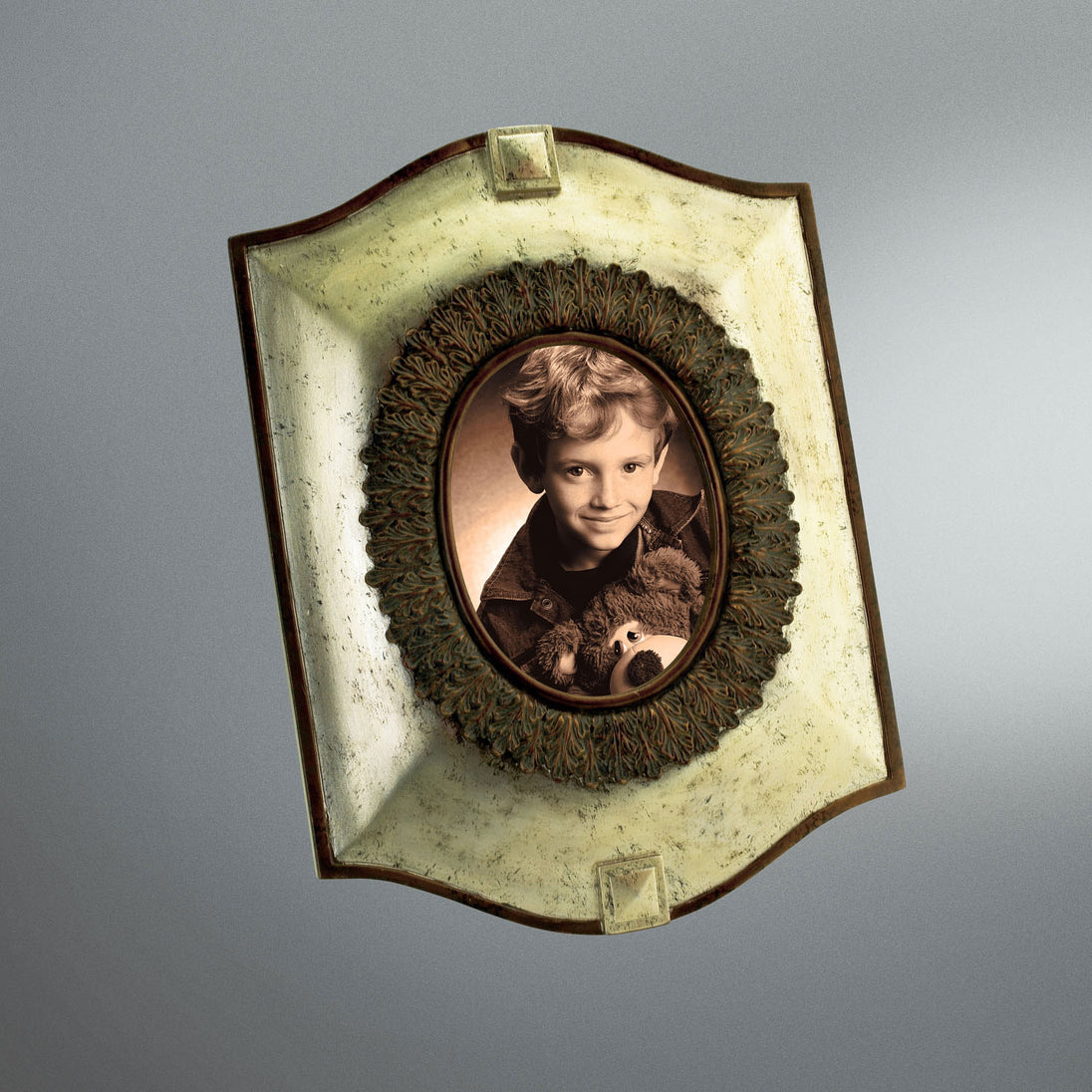 Eurofase - 13641-016 - Picture Frame Pewter - Laurel - Pewter/Antique Bronze