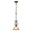 Golden - 1567-M1L PC - One Light Mini Pendant - Riverton PC - Peppercorn