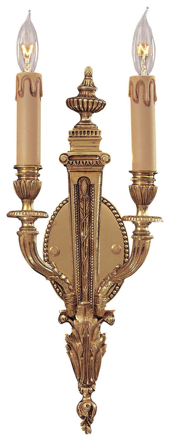 Metropolitan - N9802 - Two Light Wall Sconce - Metropolitan - Renaissance Gold