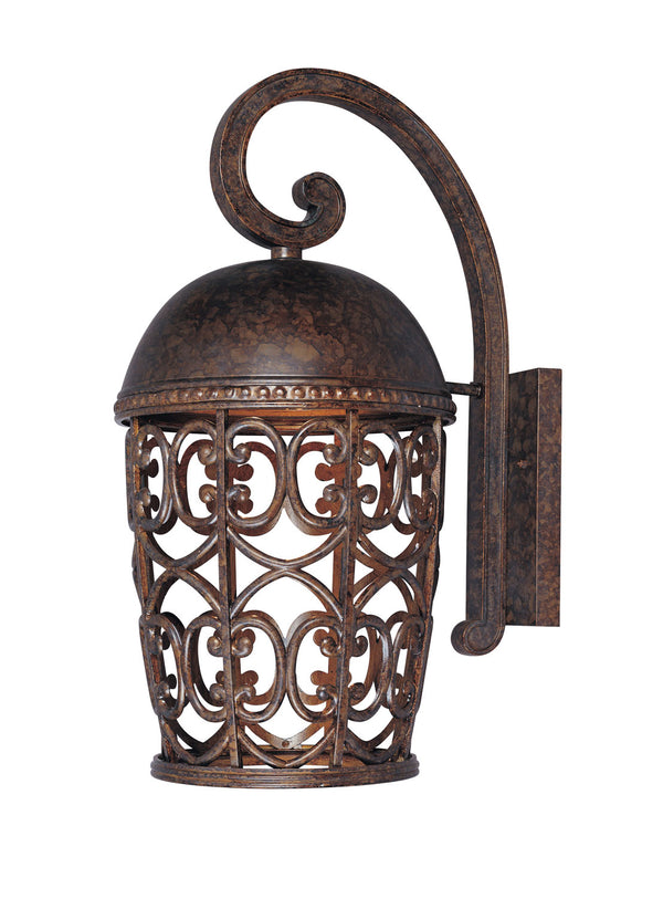 Designers Fountain - 97593-BU - One Light Wall Lantern - Amherst - Burnt Umber