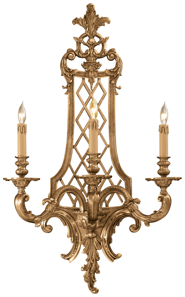 Metropolitan - N9803 - Three Light Wall Sconce - Metropolitan - Renaissance Gold