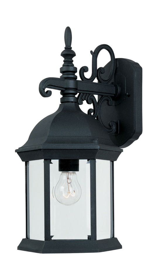 Designers Fountain - 2971-BK - One Light Wall Lantern - Devonshire - Black