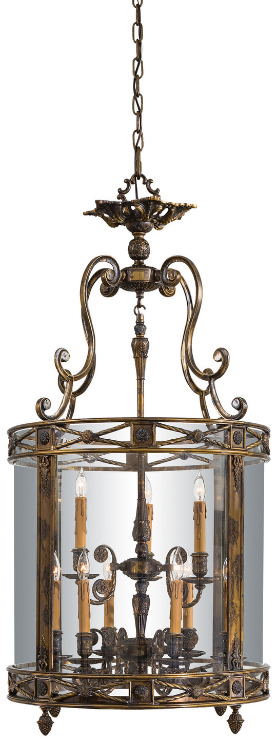 Metropolitan - N3906 - Nine Light Foyer Pendant - Metropolitan - Oxide Brass