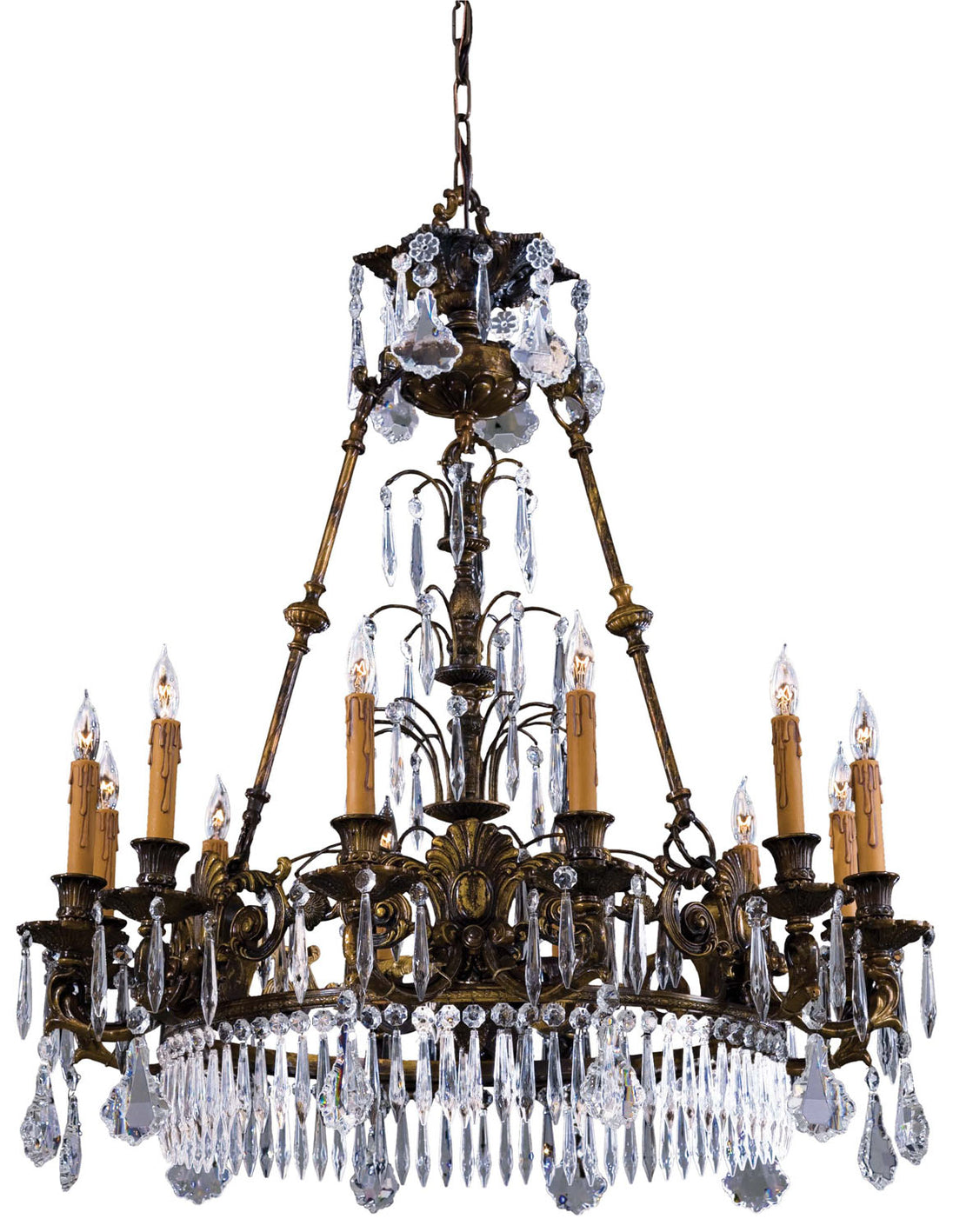 Metropolitan - N9067 - 12 Light Chandelier - Metropolitan - Oxide Brass