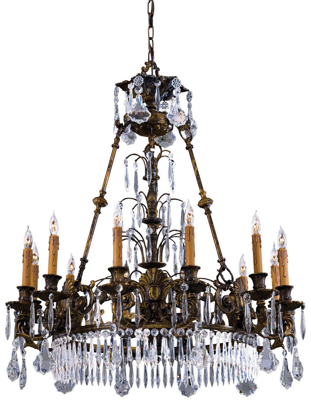 Metropolitan - N9067 - 12 Light Chandelier - Metropolitan - Oxide Brass