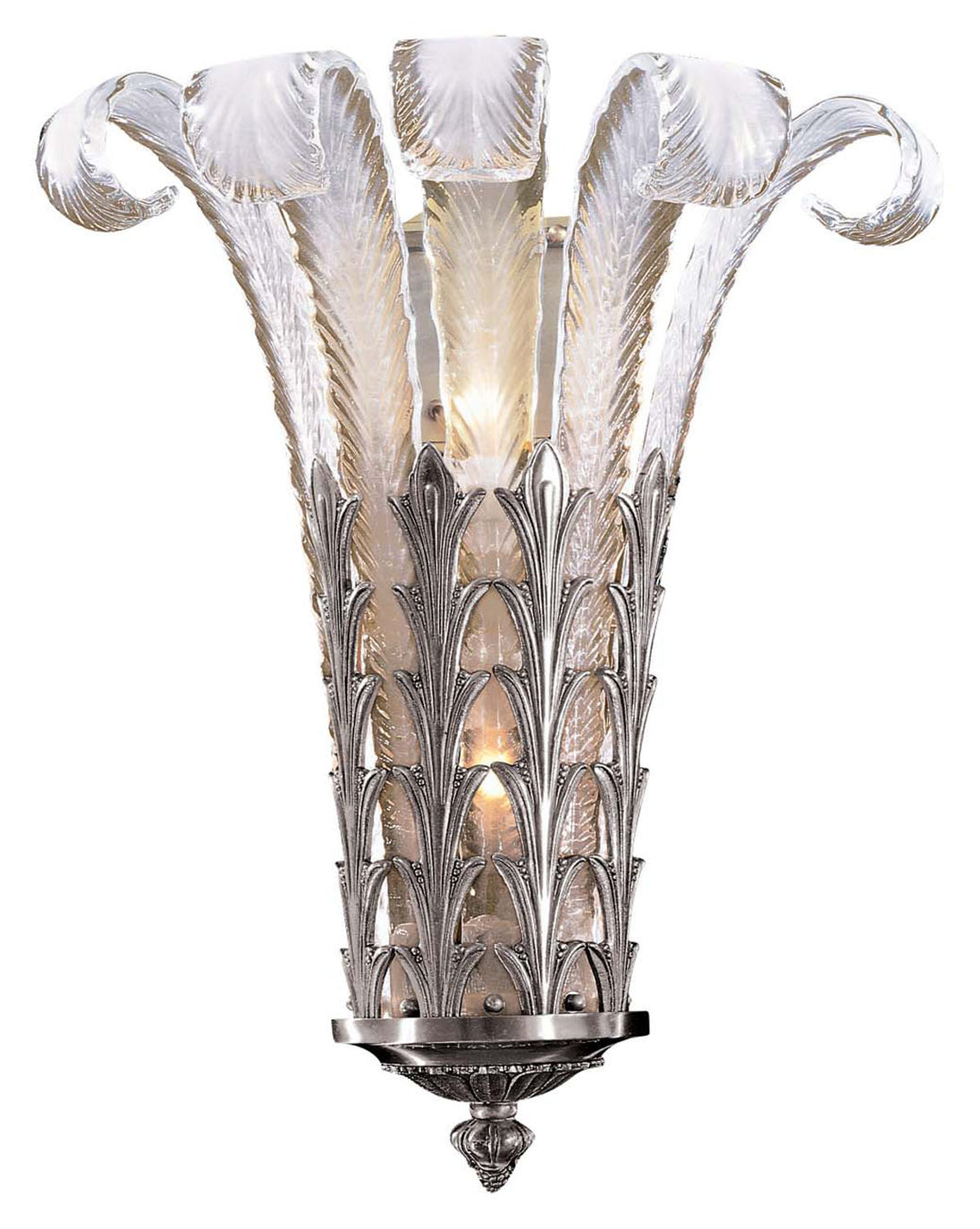 Metropolitan - N950386-54B - Two Light Wall Sconce - Metropolitan - Platinum