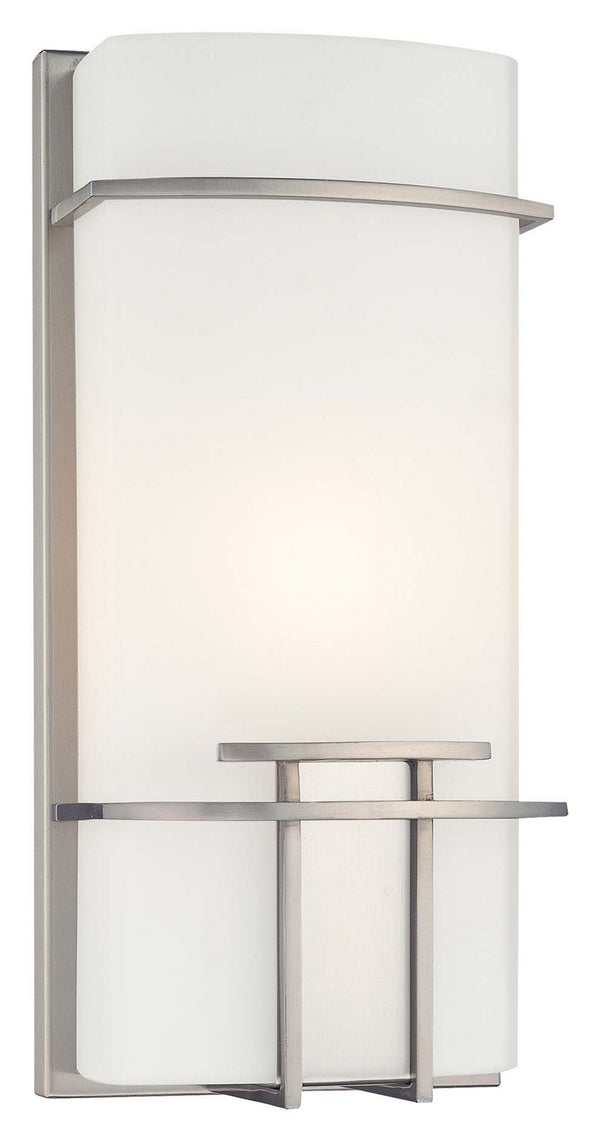 George Kovacs - P465-084 - One Light Wall Sconce - George Kovacs - Brushed Nickel