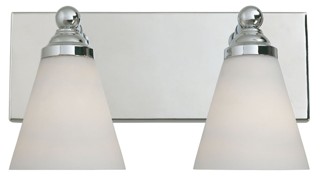 Designers Fountain - 6492-CH - Two Light Bath Bar - Hudson - Chrome