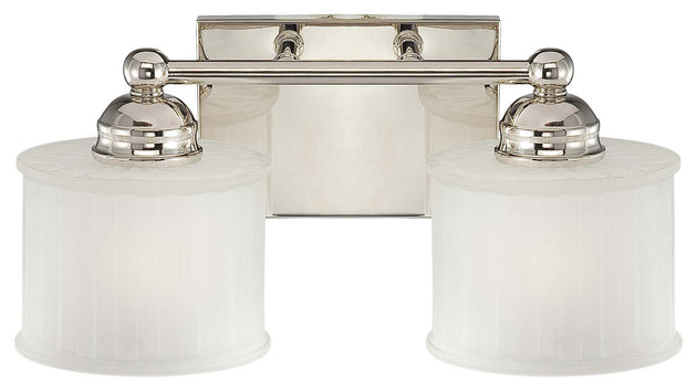 Minka-Lavery - 6732-1-613 - Two Light Bath - 1730 Series - Polished Nickel