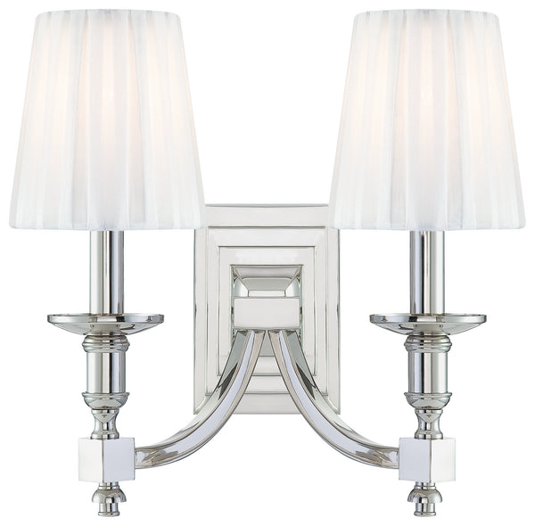 Metropolitan - N2642-613 - Two Light Wall Sconce - Continental Classics - Polished Nickel