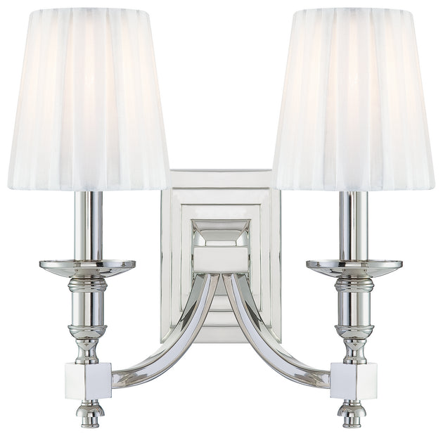 Metropolitan - N2642-613 - Two Light Wall Sconce - Continental Classics - Polished Nickel