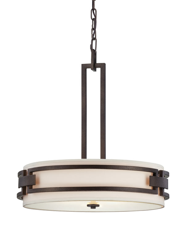 Designers Fountain - 83831-FBZ - Three Light Pendant - Del Ray - Flemish Bronze