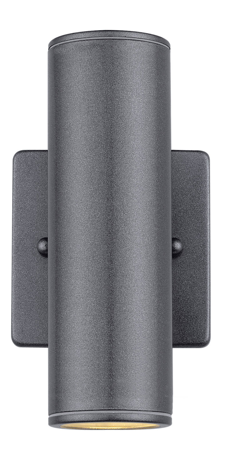 Eglo USA - 84003A - Two Light Outdoor Wall Mount - Riga - Anthracite