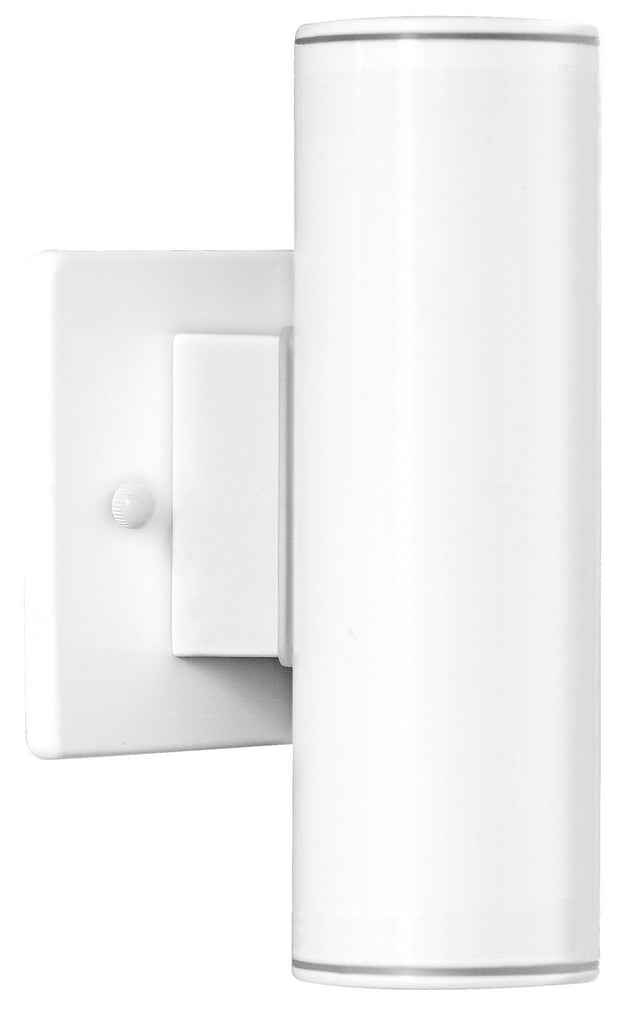 Eglo USA - 84004A - Two Light Outdoor Wall Mount - Riga - White