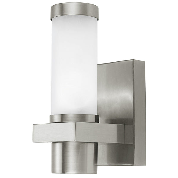 Eglo USA - 86385A - One Light Outdoor Wall Mount - Konya - Matte Nickel