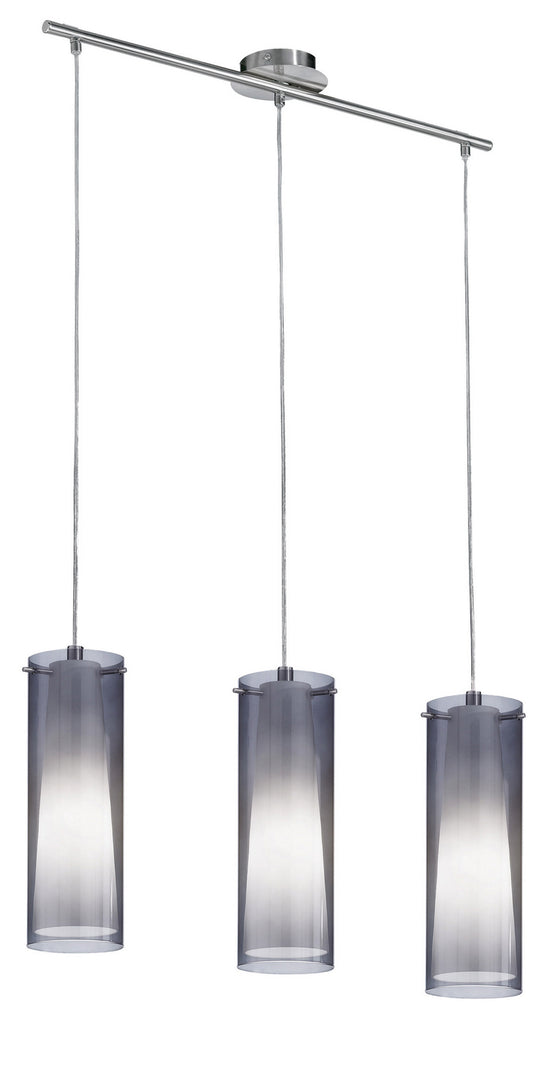 Eglo USA - 90305A - Three Light Pendant - Pinto Nero - Matte Nickel