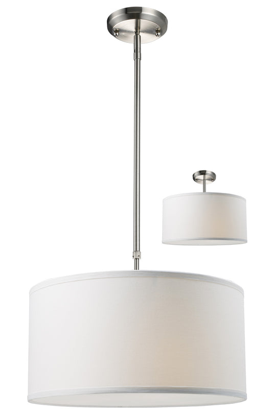 Z-Lite - 171-16W-C - Three Light Pendant - Albion - Brushed Nickel